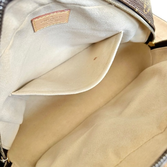 Authentic Louis Vuitton Monogram Leather Manhattan PM Satchel Bag with Dust Bag - Picture 10 of 16